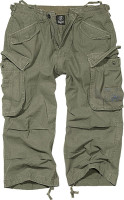Brandit Shorts Industry Vintage 3/4 in Olive