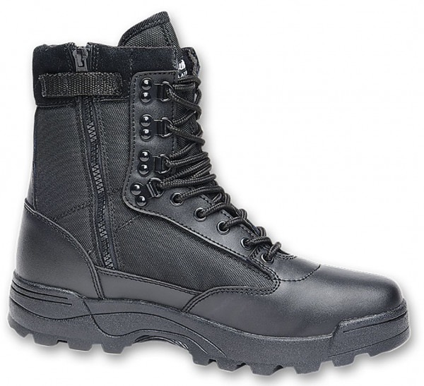 Brandit Schuh Zipper Tactical Boot in Black