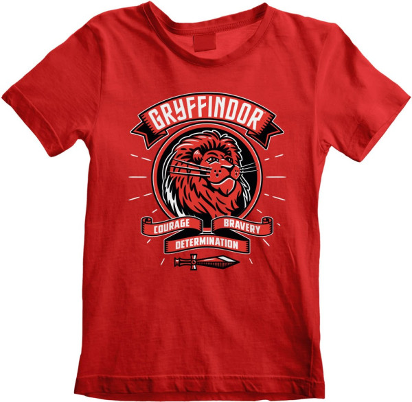 Harry Potter - Comic Style Gryffindor (Kids) Jungen Kinder T-Shirt Red