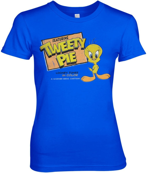 Looney Tunes T-Shirt Tweety Pie Girly Tee WB-5-LT012-H47-13