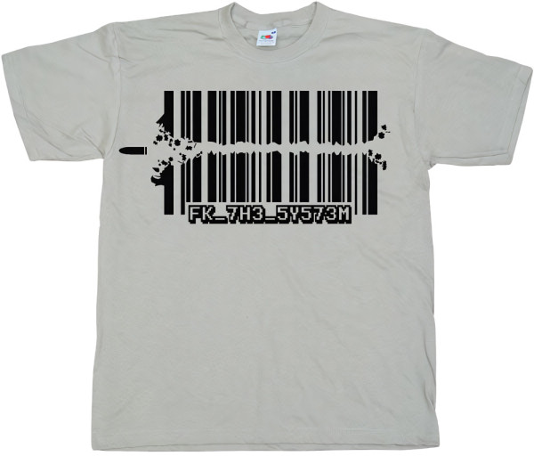 Hybris Fuck The System T-Shirt SH-1-15235-H23-4