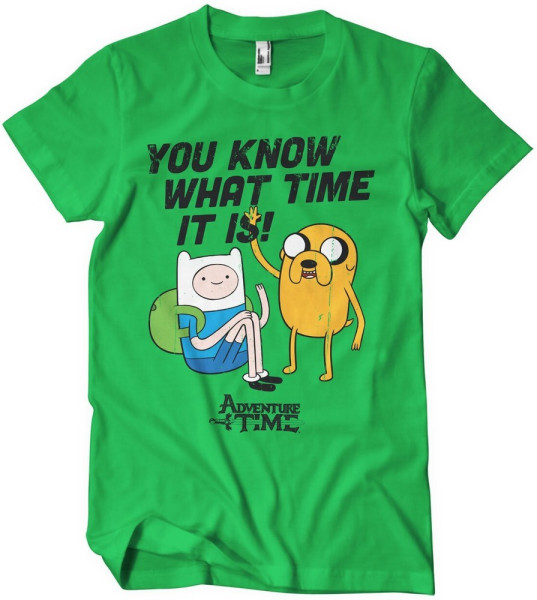 It'S Adventure Time T-Shirt Green