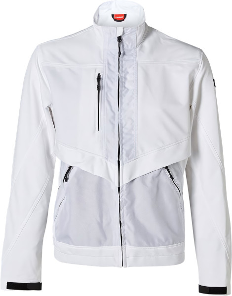 Kansas Handwerker-Jacke Evolve Stretch-Jacke Weiß