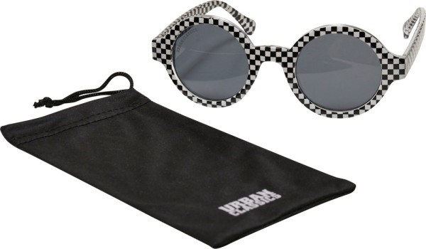 Urban Classics Sonnenbrille Sunglasses Retro Funk Uc Black/White