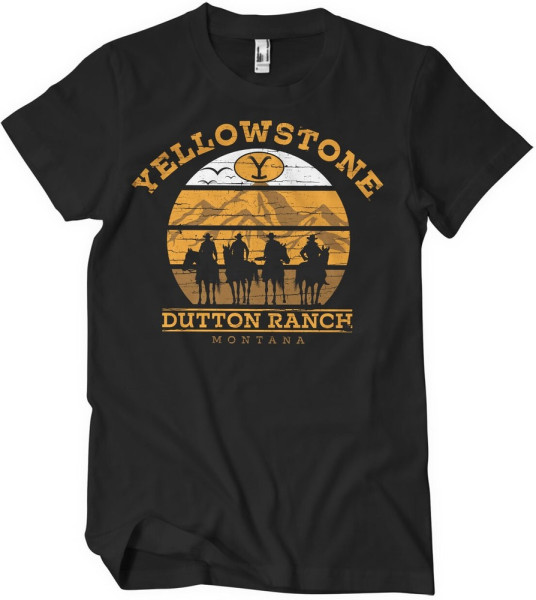 Yellowstone Cowboys T-Shirt Black