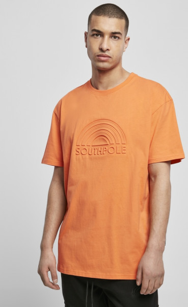 Southpole T-Shirt 3D Tee Mandarin