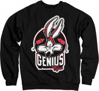 Looney Tunes Wile E. Coyote Genius Sweatshirt Black Looney Tunes Wile E. Coyote Genius Sweatshirt Black