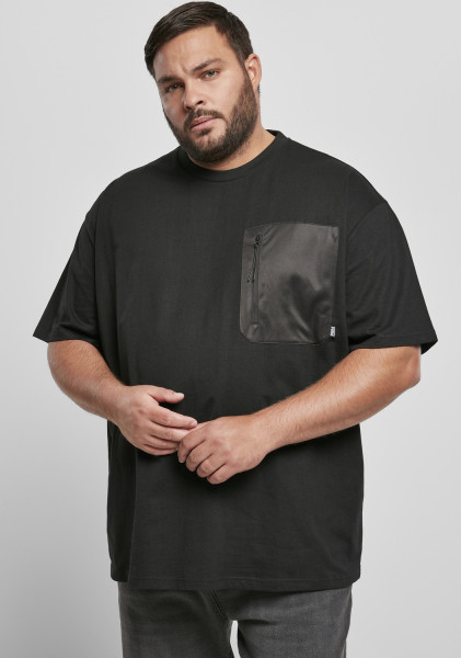 Urban Classics T-Shirt Oversized Big Pocket Tee Black