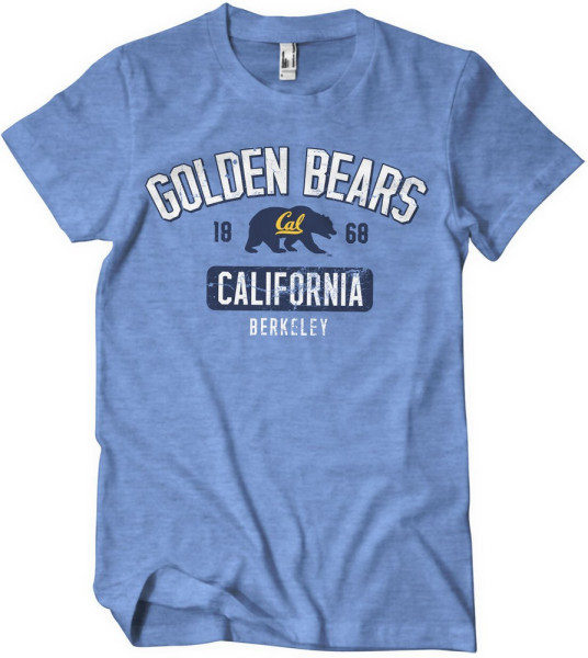 Berkeley University of California Golden Bears Washed T-Shirt Blue-Heather