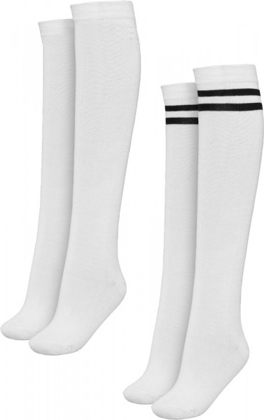 Urban Classics Damen Socken Ladies College Socks 2-Pack White