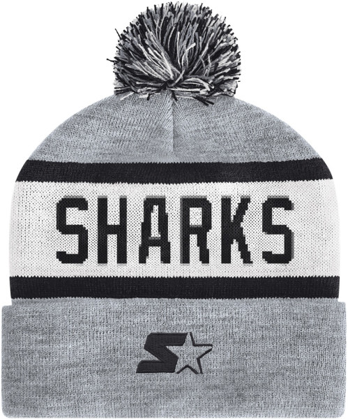 San Jose Sharks Black Ice Beanie 5100254