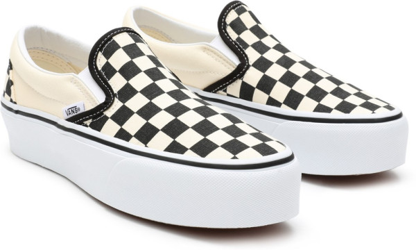 Vans Unisex Lifestyle Classic FTW Sneaker Ua Classic Slip-On Platform Blk&Whtchckerboard/Wht