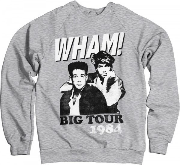 Wham! Big Tour 1984 Sweatshirt Heather-Grey