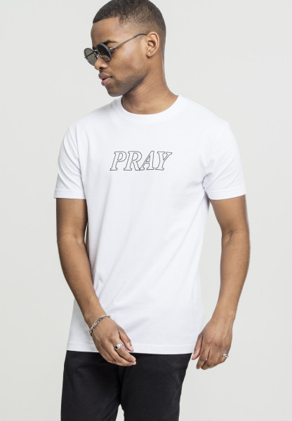Mister Tee T-Shirt Pray Hands Tee White