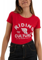 Riding Culture by Rokker Damen Shirt Ride More Lady Red