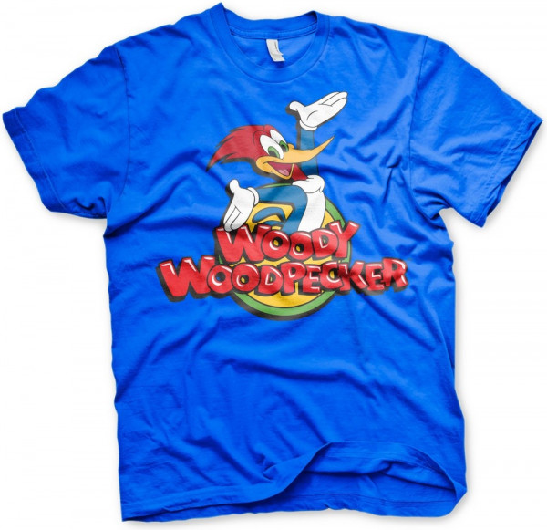 Woody Woodpecker Classic Logo T-Shirt Blue