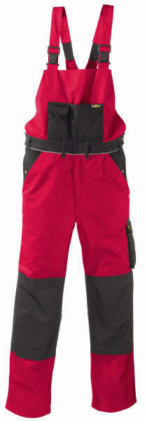 teXXor Canvas Latzhose Amazonas Rot/Schwarz