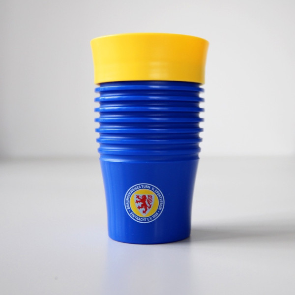 Eintracht Braunschweig Coffee to go Becher Fussball Gelb