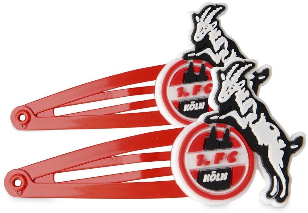 1. FC Köln Haarspangen 2er Set 4030141 - Herren / Unisex