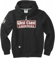 WCC West Coast Choppers Zip Hoody Riders - Black