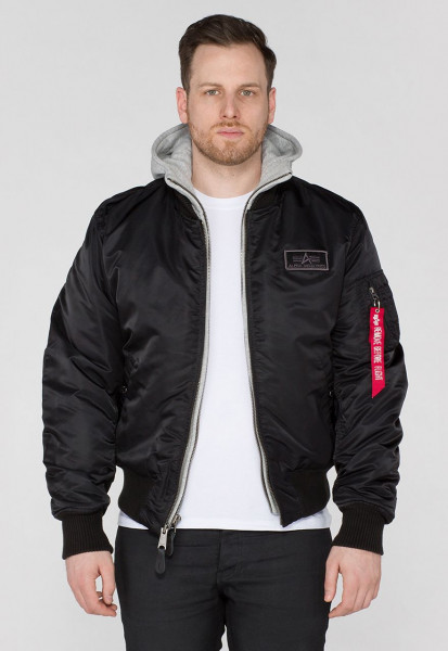 Alpha Industries MA-1 D-Tec Jacken Black