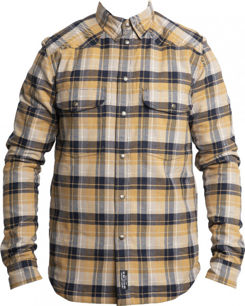 John Doe Motorrad Hemd Motoshirt Yellow