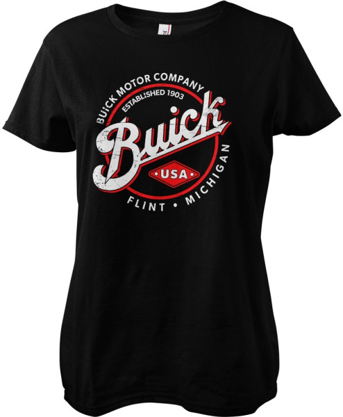 Buick Damen T-Shirt Motor Company Girly Tee GM-5-BUICK003-H59-12