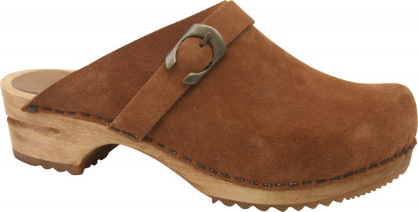 Sanita Damen Offener Clog Wood-Hedi Open Coganc