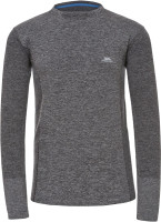 Trespass Longsleeve Timo - Male Active Top Tp75 Black Marl