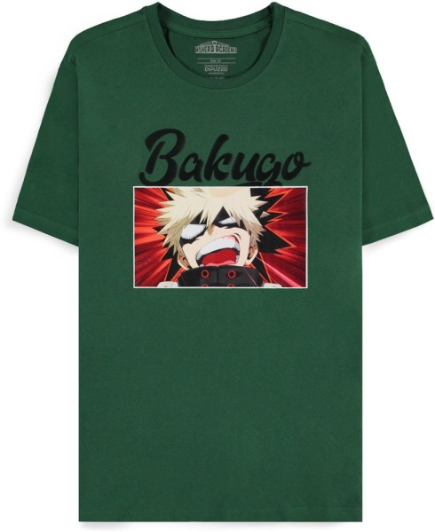 My Hero Academia - Green Bakugo - Men's Short Sleeved T-Shirt Green