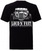 King Kerosin T-Shirt Loud & Fast Black