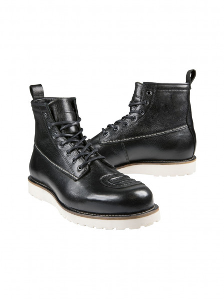 John Doe Motorrad Schuhe Iron Black