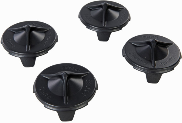 Bench Dog Holzbearbeitungs-Zubehör Spitze Aufsätze für die „Bench Cookie®”-Werkstückauflagen, 4er-Pc