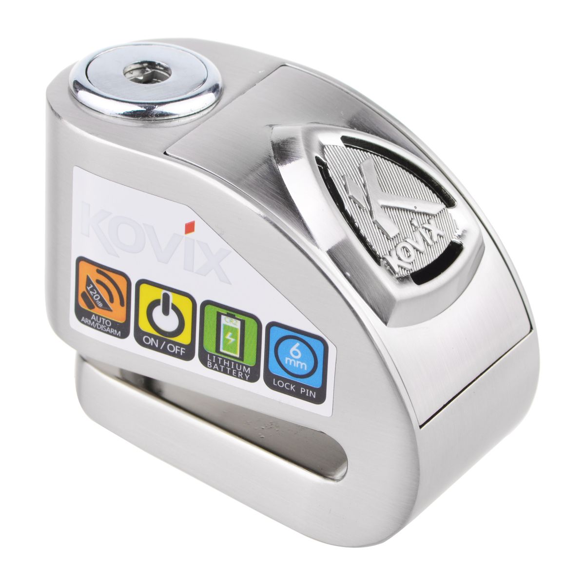 Kovix Kd6 Edelstahl 6mm Pin Alarmbremsscheibenschloss - Herren / Unisex