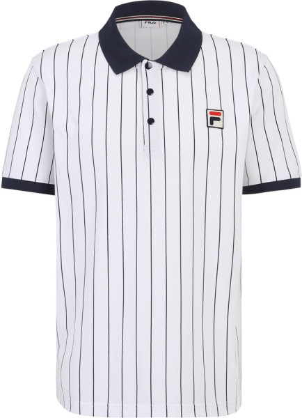 Fila Polo Shirt Linter Striped Polo Shirt FAM0923