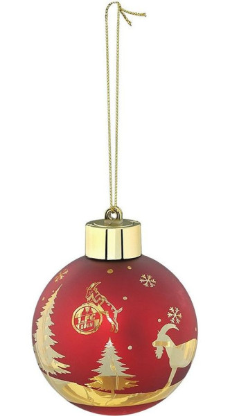 1. FC Köln Weihnachtsbaumkugel Leuchtend (8 cm) 4080548