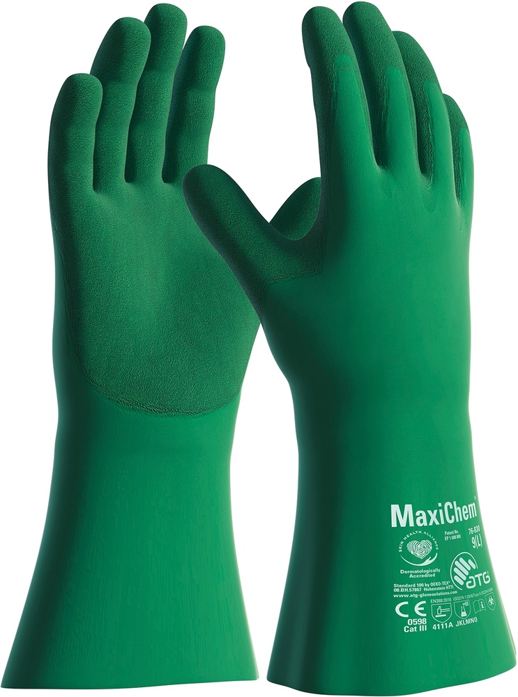 ATG Chemikalienschutz-Handschuhe (76-830) (12 Stück) 2388 - Herren / Unisex