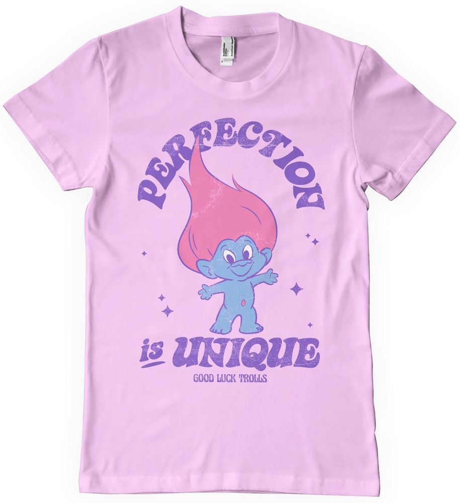 Good Luck Trolls T-Shirt Perfection Is Unique T-Shirt UV-1-GLT007-H59-17 - Herren / Unisex
