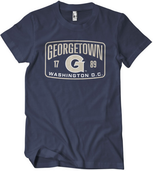 University Of Georgetown Since 1789 T-Shirt Navy