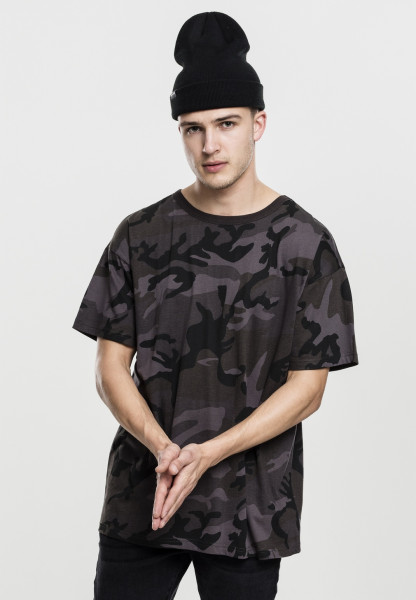 Urban Classics T-Shirt Camo Oversized Tee Dark Camouflage