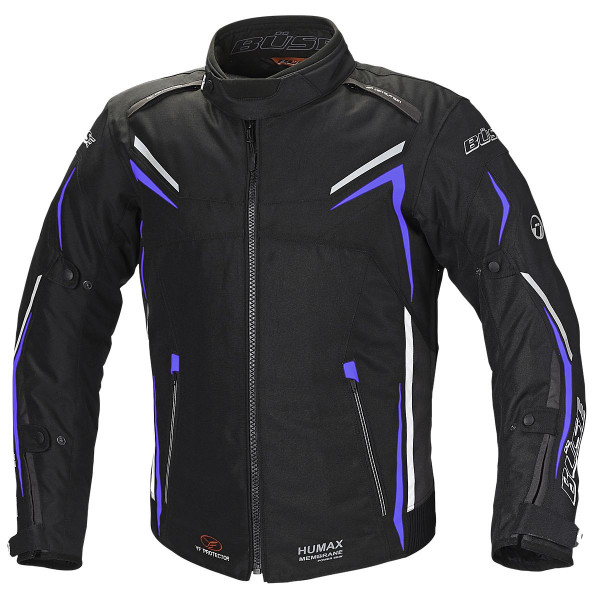 Büse Mugello Textiljacke Schwarz/Blau