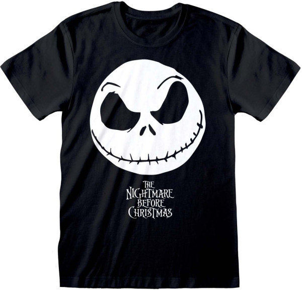 Nightmare Before Christmas - Jack Face T-Shirt Black