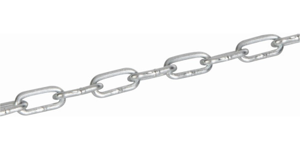 Fixman Ketten und Seile Galvanisch verzinkte Kette 2 mm x 2,5 m