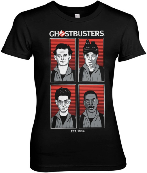Ghostbusters Original Team Girly Tee Damen T-Shirt Black