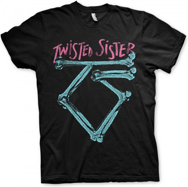 Twisted Sister Washed Logo T-Shirt Black