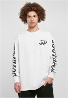 Southpole Script Longsleeve White