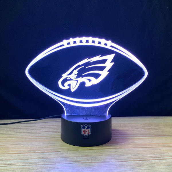 Philadelphia Eagles NFL LED-Licht American Football NFL Blau