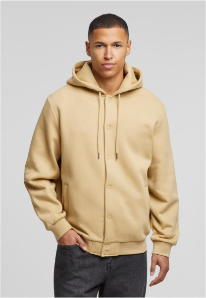 Urban Classics Fluffy Fleece Hoodjacket TB7316 Unionbeige-5XL