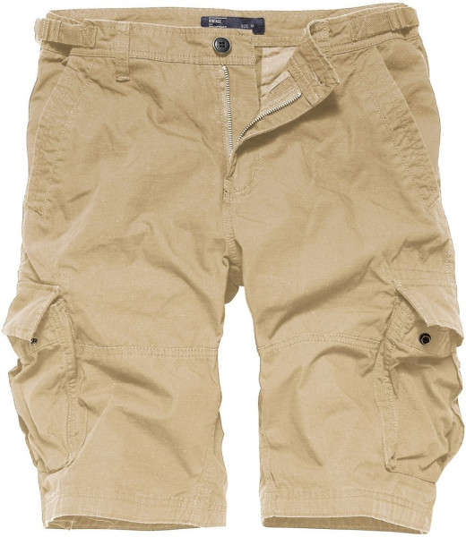 Vintage Industries Bermuda Cargostyle Terrance Shorts Beige
