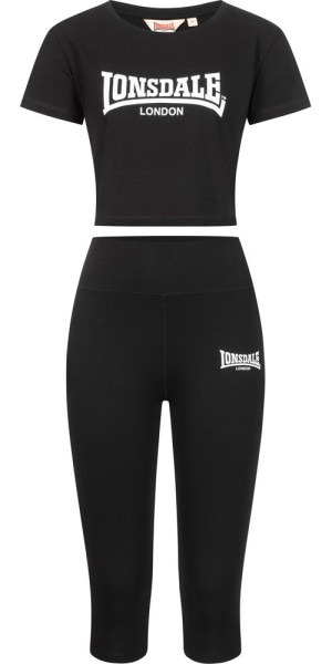 Lonsdale Damen Ixworth T-Shirt & Leggings Set
